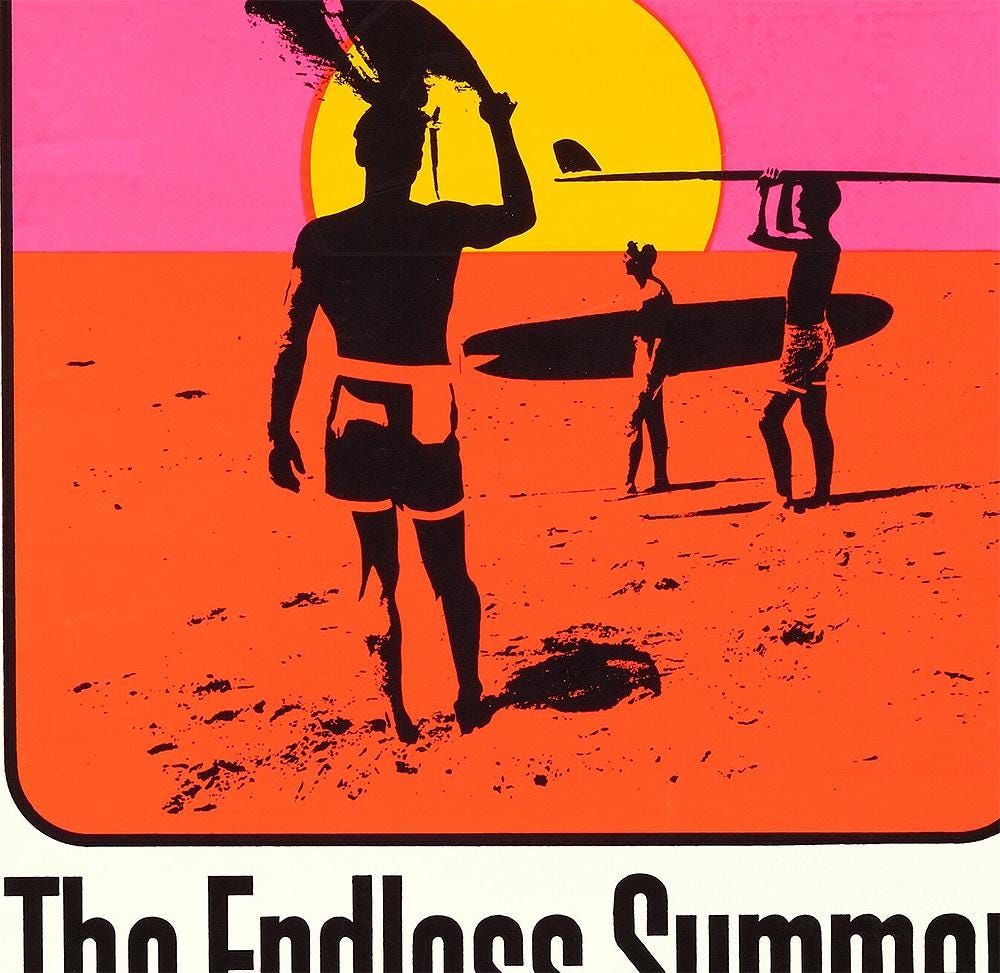 Endless Summer Poster Framed