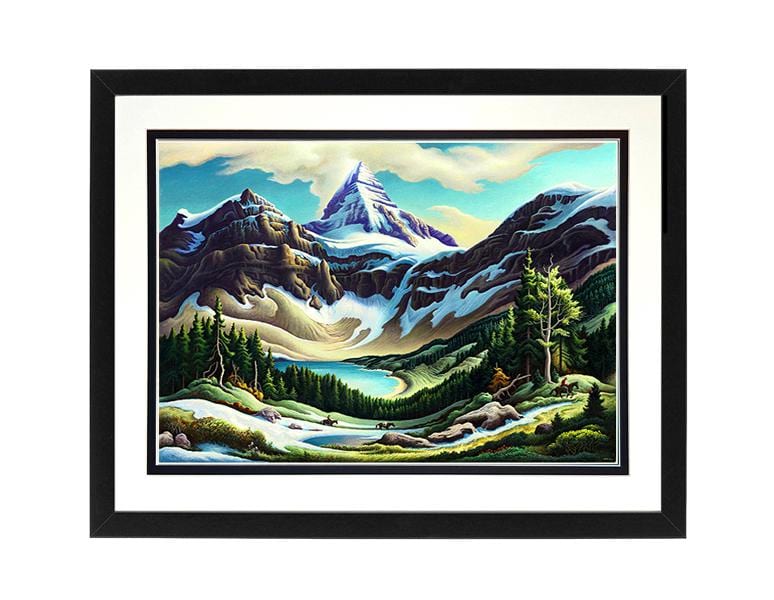 Rocky MountainTrail Riders by Thomas Hart Benton Framed Print