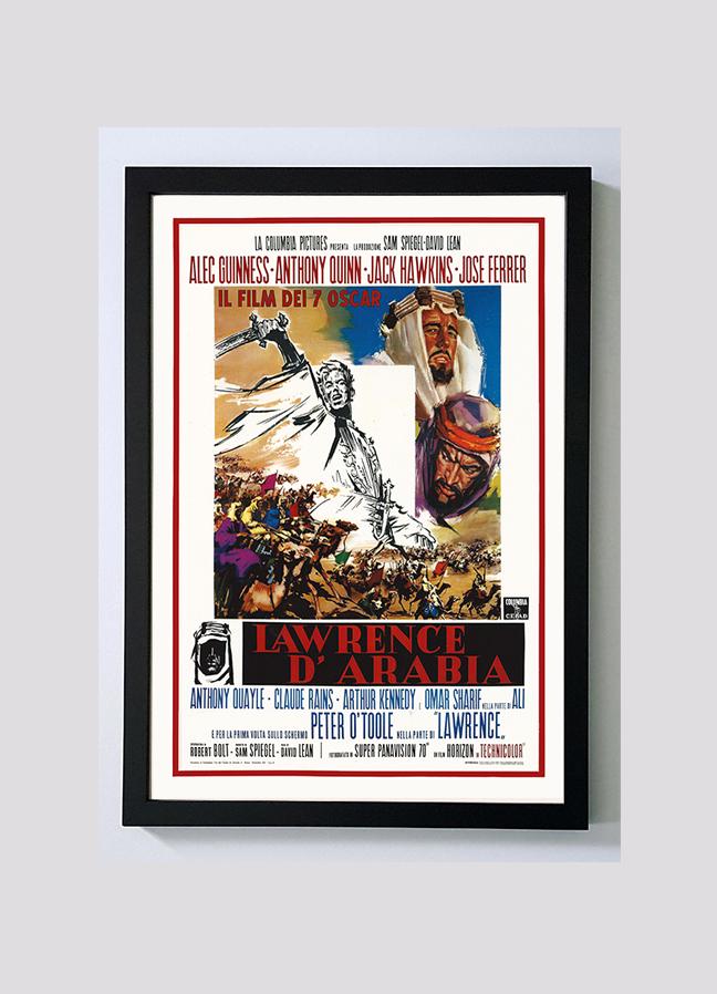 Lawrence of Arabia Movie Poster Framed