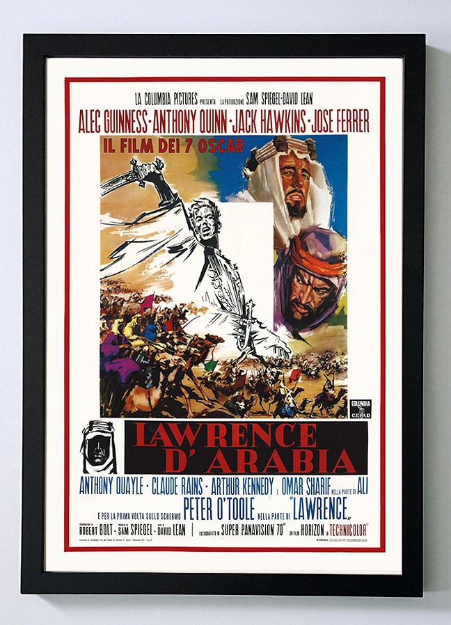 Lawrence of Arabia Movie Poster Framed