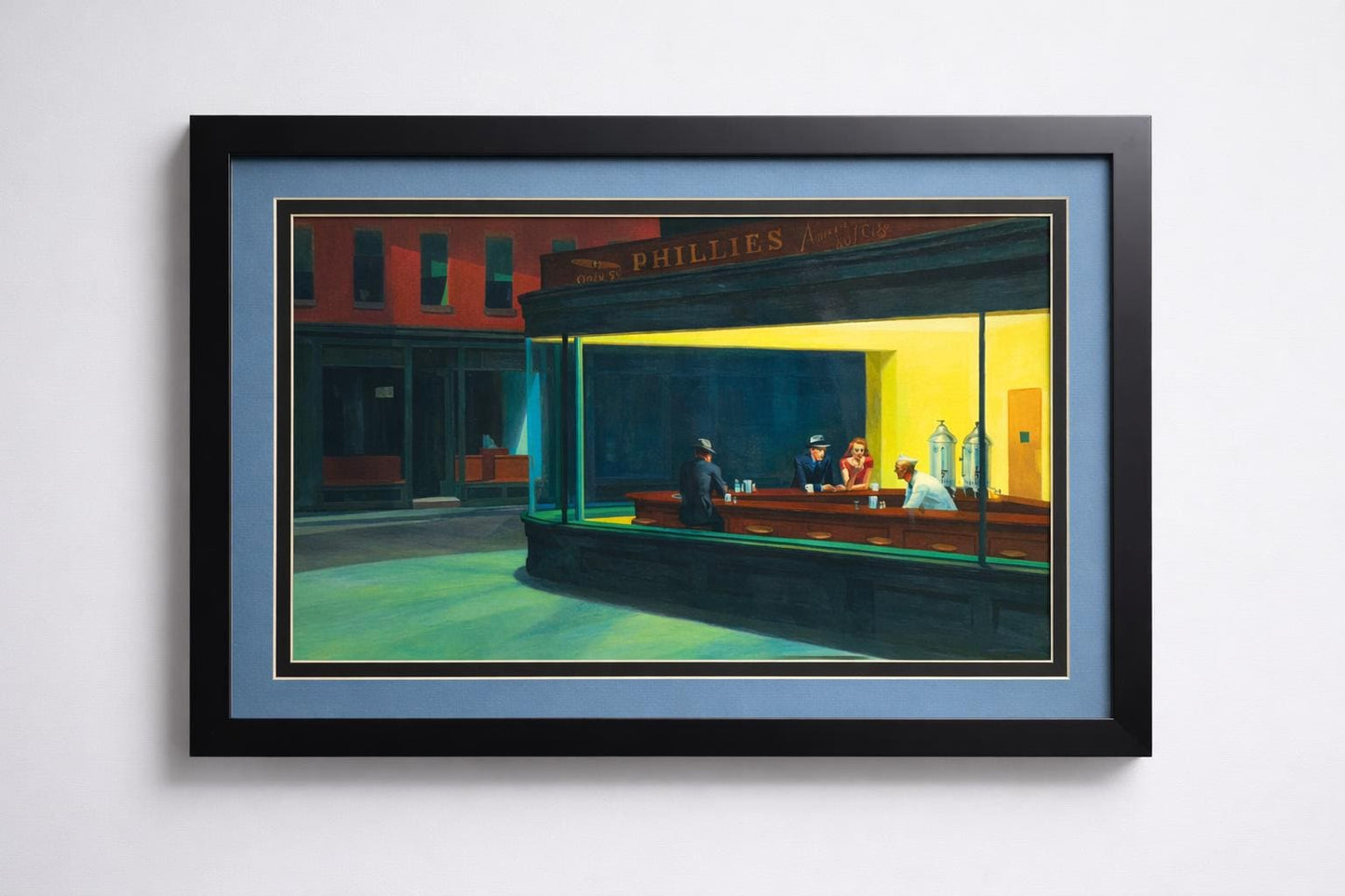 Edward Hopper Nighthawks Framed Print Premium
