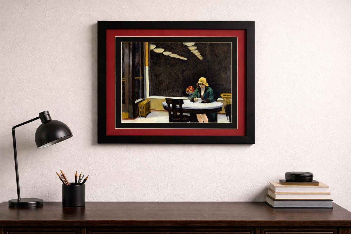 Edward Hopper “Automat” Framed Print