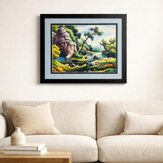 Thomas Hart Benton Spring Cave Framed Print