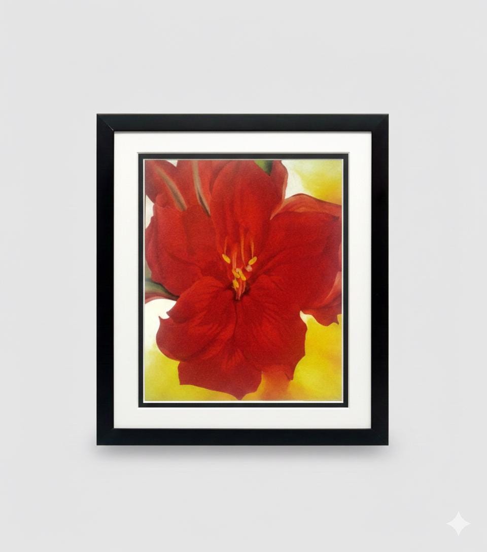 Red Flower by Georgia O’Keeffe Framed Print