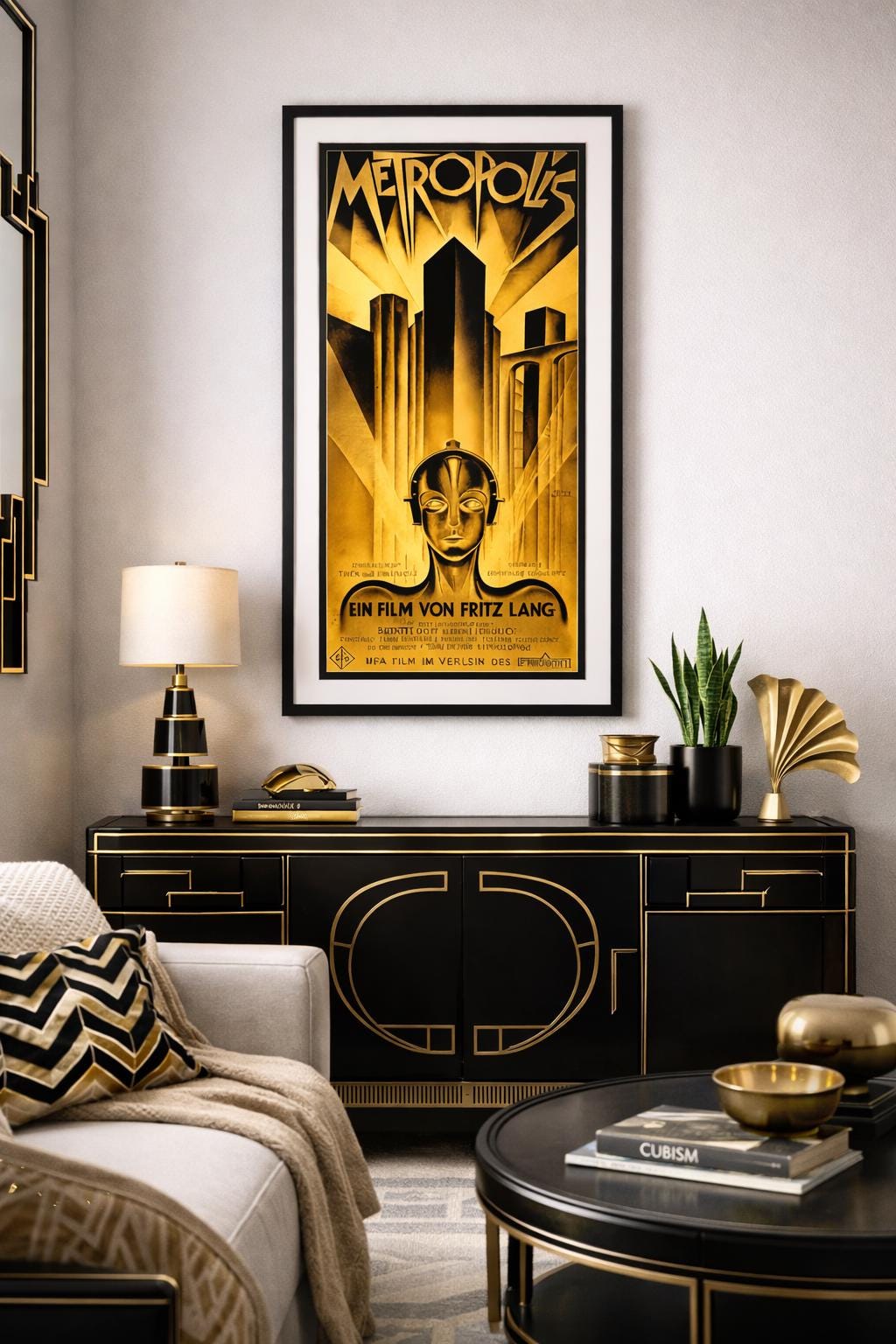 Metropolis Poster Premium Framing Ready-to-Hang