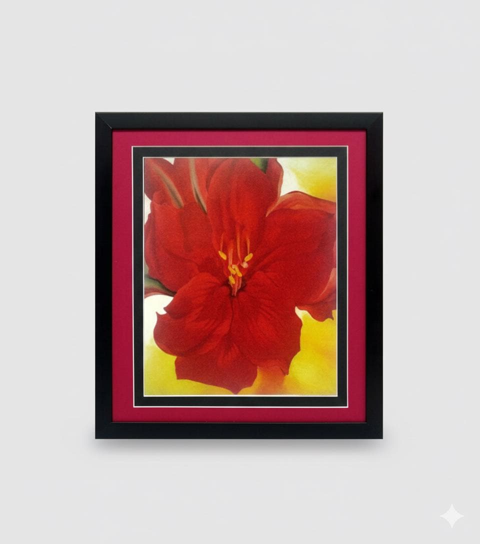 Red Flower by Georgia O’Keeffe Framed Print