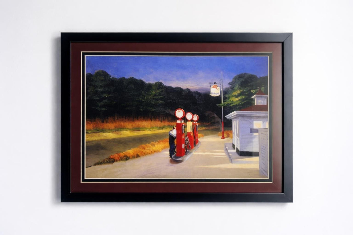 Edward Hopper “Gas” Framed Print