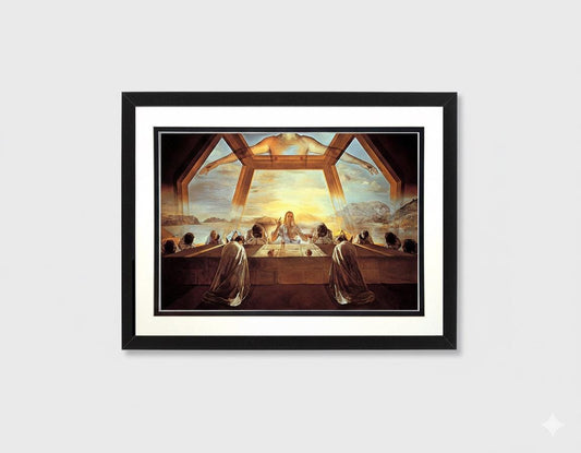 Last Supper by Salvador Dalí Framed Print