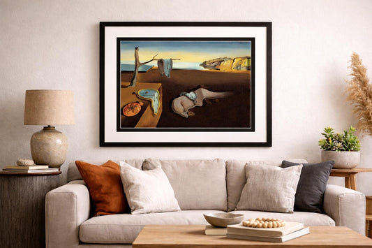 The Persistence of Memory by Salvador Dalí Framed Print. Pick your size and Mat color