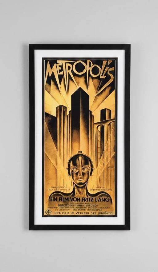 Metropolis Poster Premium Framing Ready-to-Hang