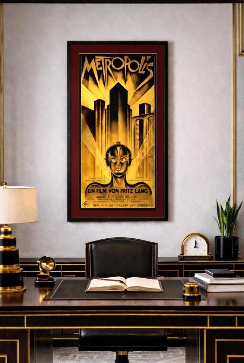 Metropolis Poster Premium Framing Ready-to-Hang