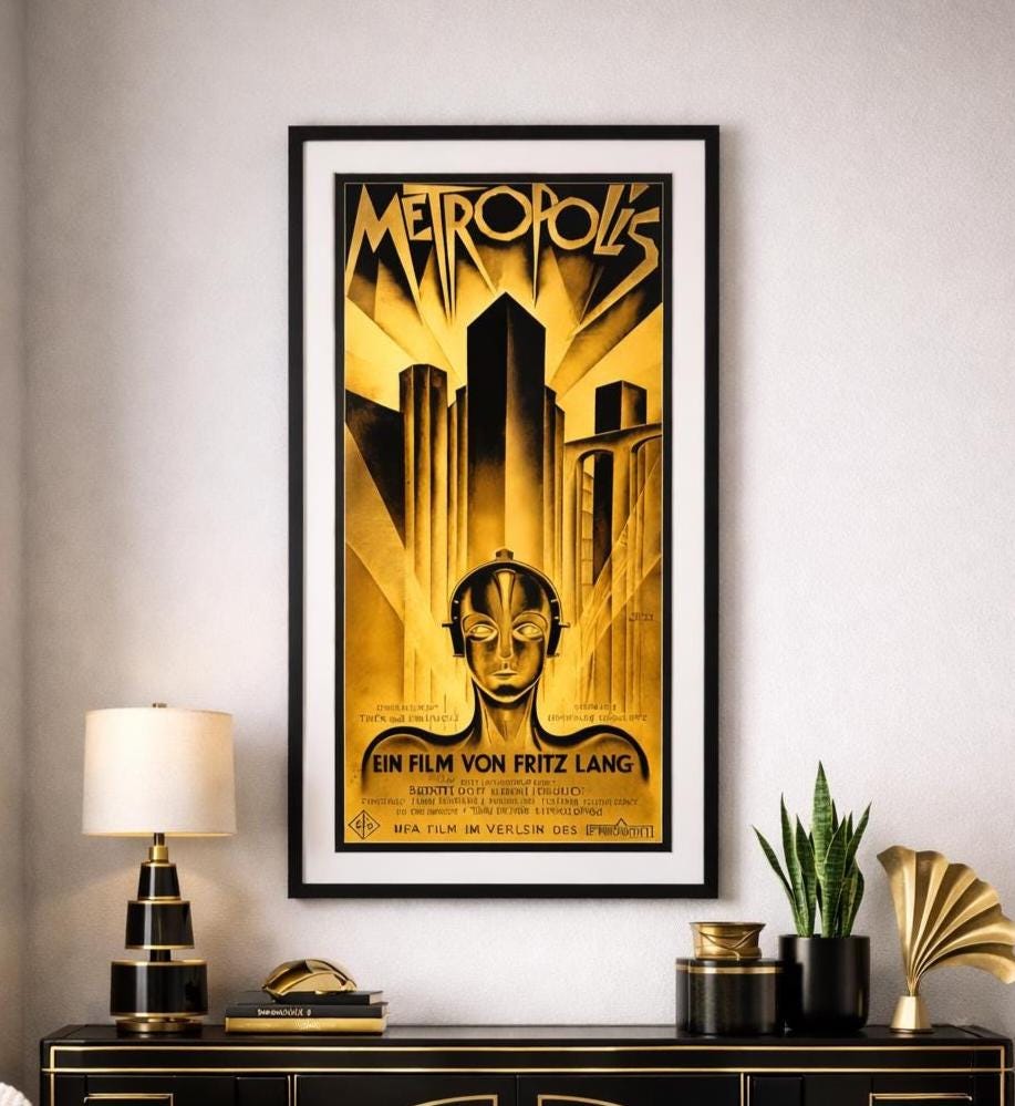 Metropolis Poster Premium Framing Ready-to-Hang