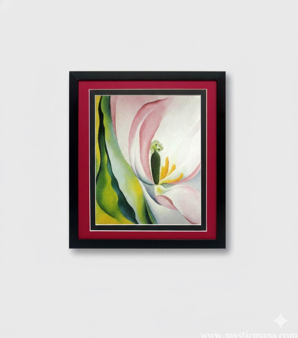 Pink Flower by Georgia O’Keeffe Framed Print