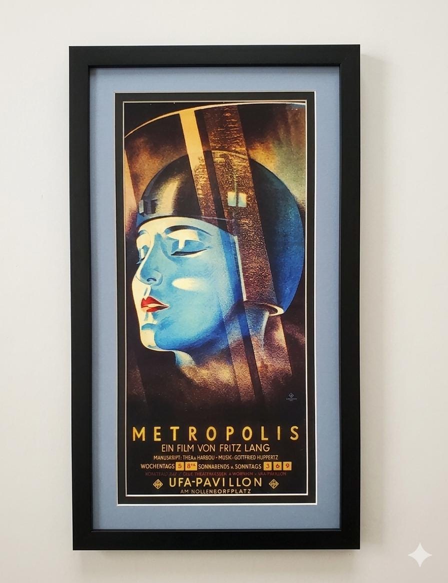 Metropolis Poster Print - Pick Your Mat Color & Size