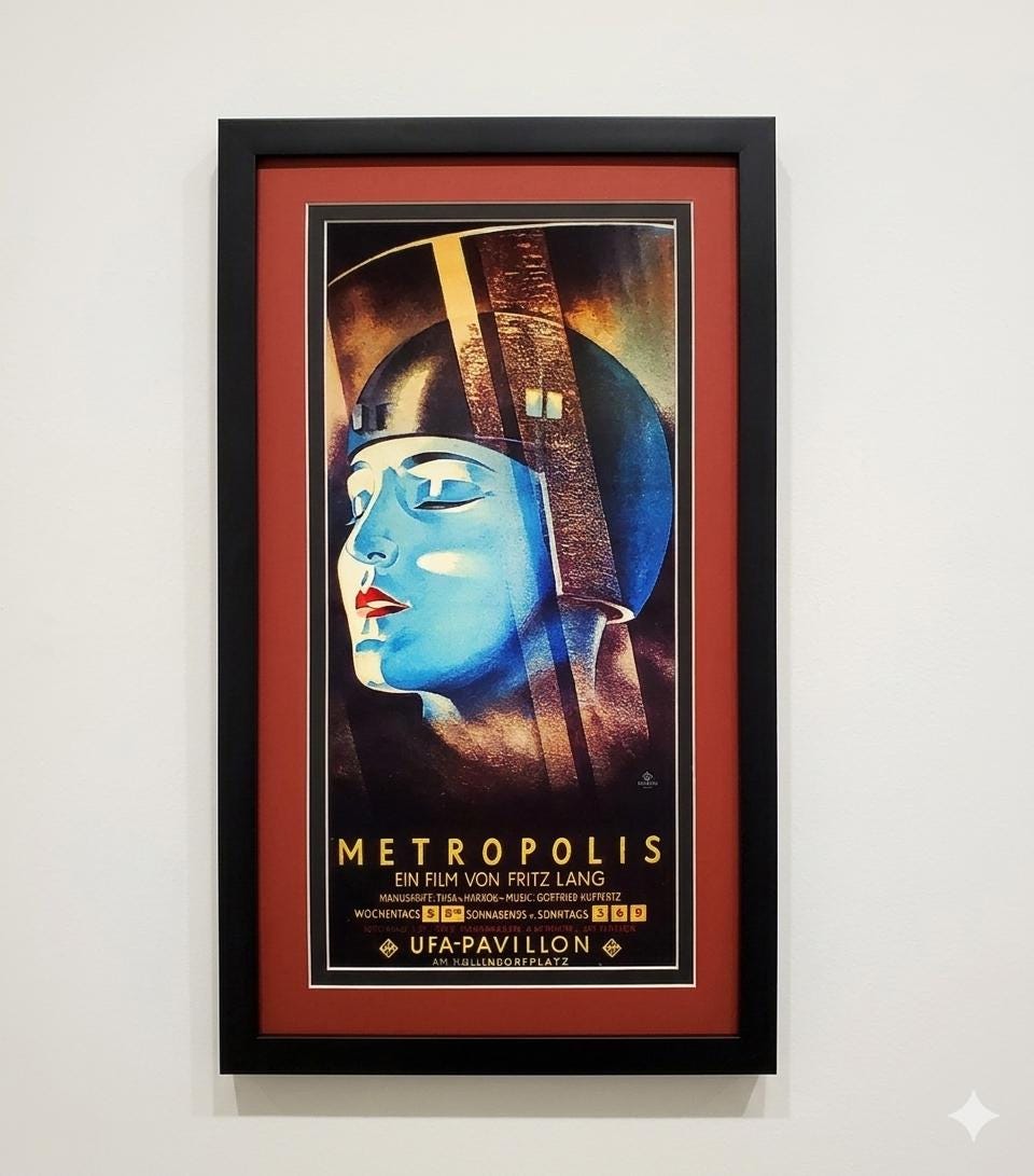 Metropolis Poster Print - Pick Your Mat Color & Size