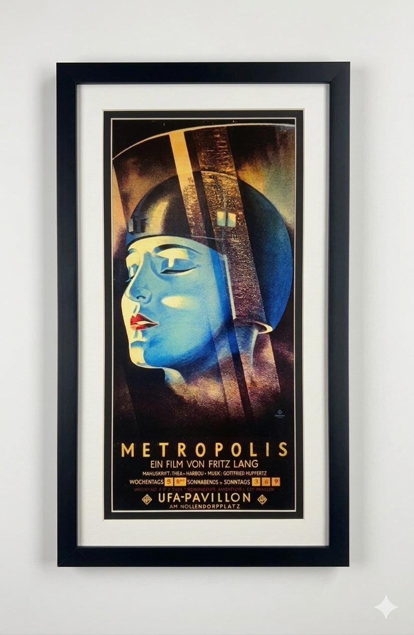 Metropolis Poster Print - Pick Your Mat Color & Size