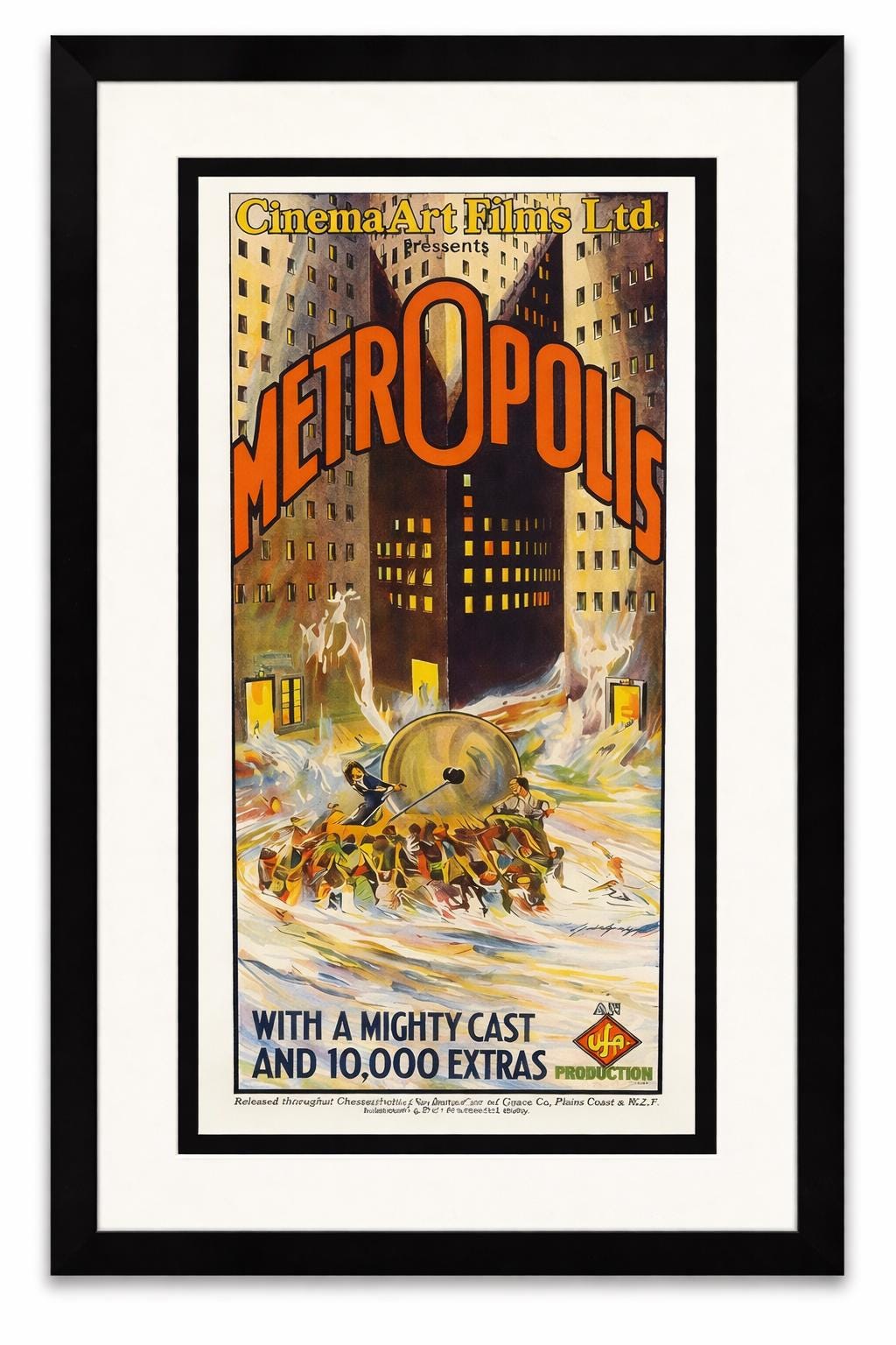 Metropolis Poster Premium Framing Ready-to-Hang
