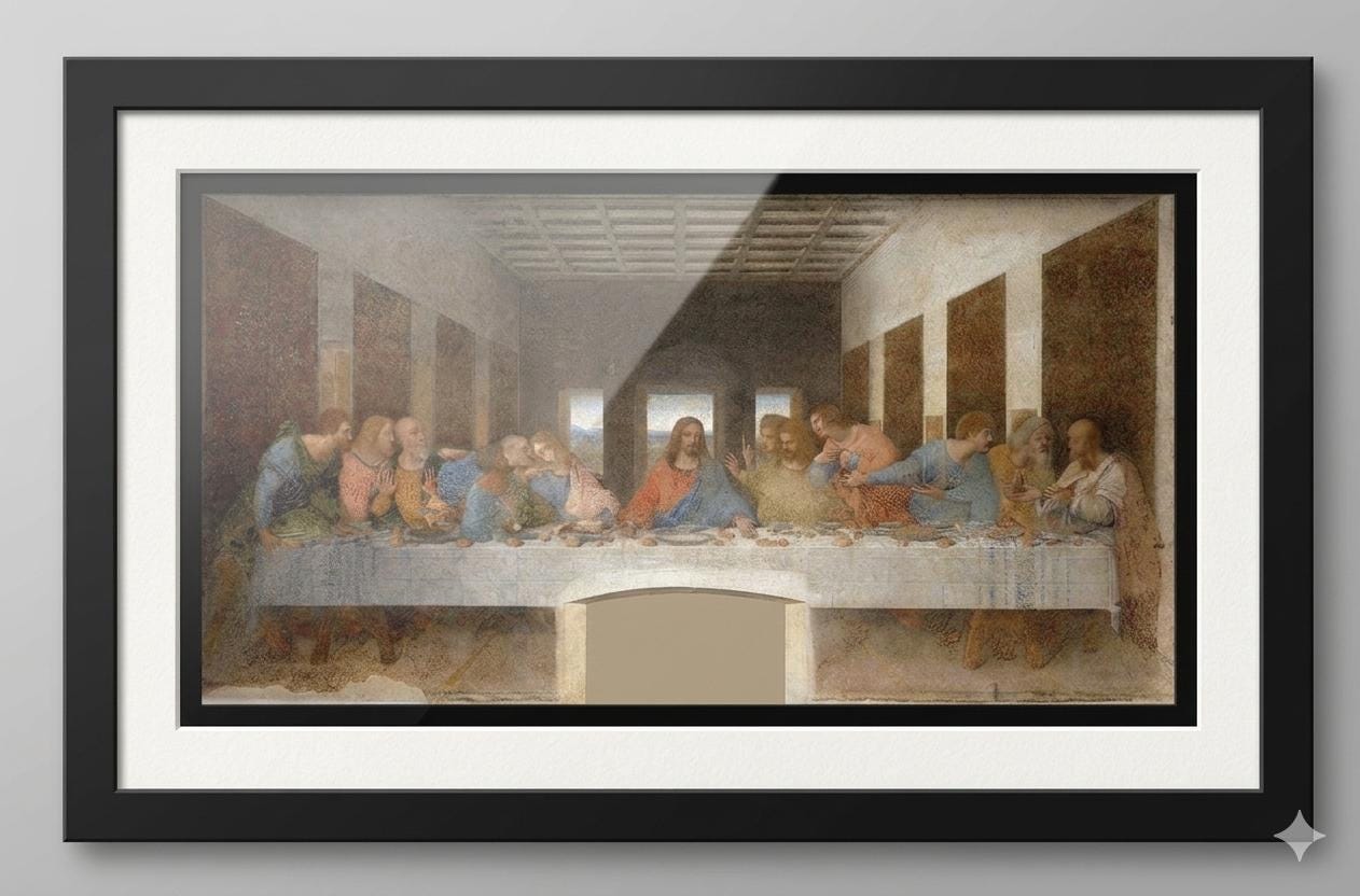 The Last Supper Print Art by DaVinci