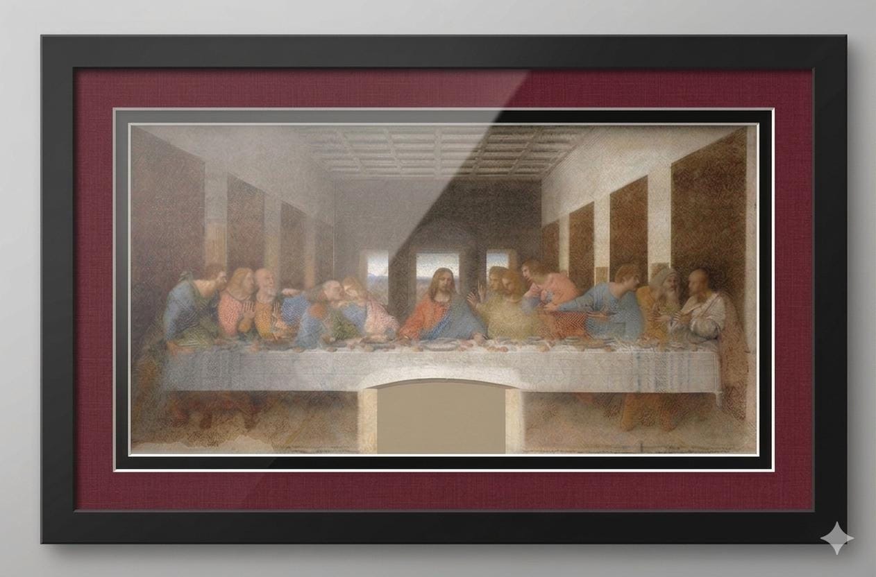 The Last Supper Print Art by DaVinci