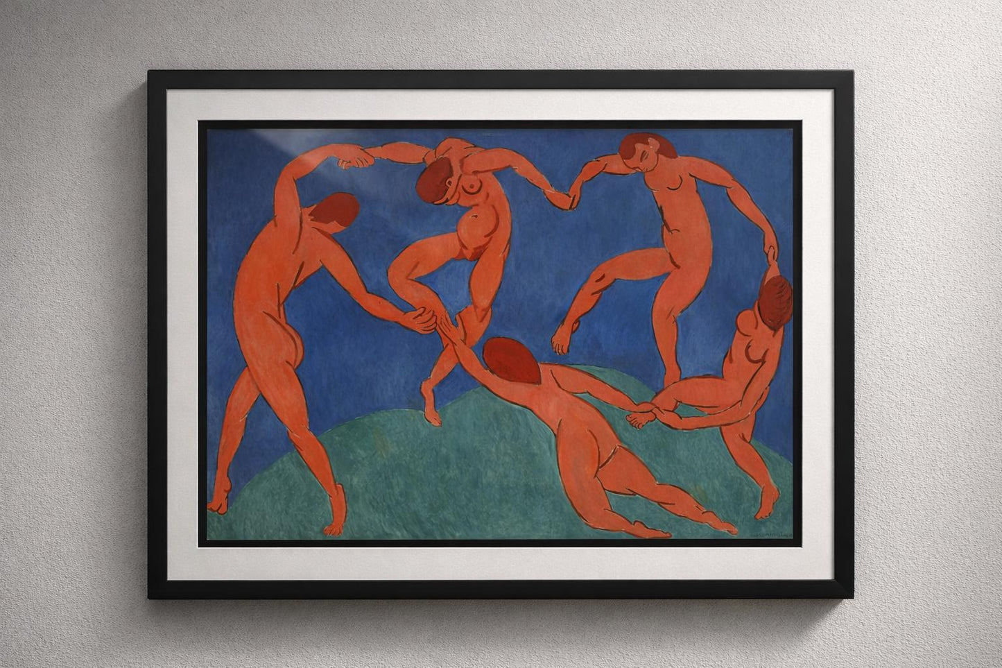 Matisse Dance Framed Print – Henri Matisse La Danse Wall Art – Fauvism Modern Art – Colorful Museum Poster – Large Living Room Decor