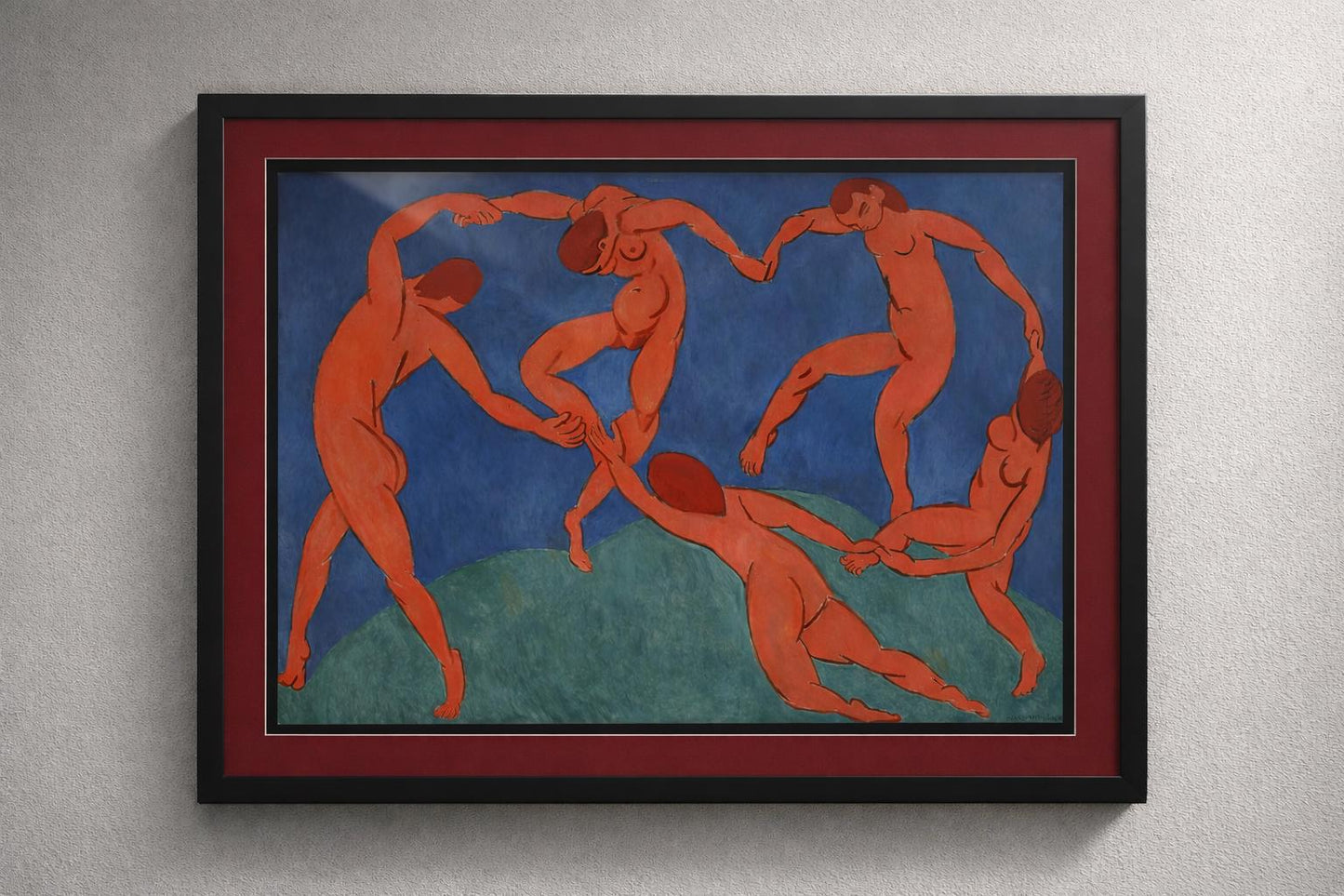 Matisse Dance Framed Print – Henri Matisse La Danse Wall Art – Fauvism Modern Art – Colorful Museum Poster – Large Living Room Decor
