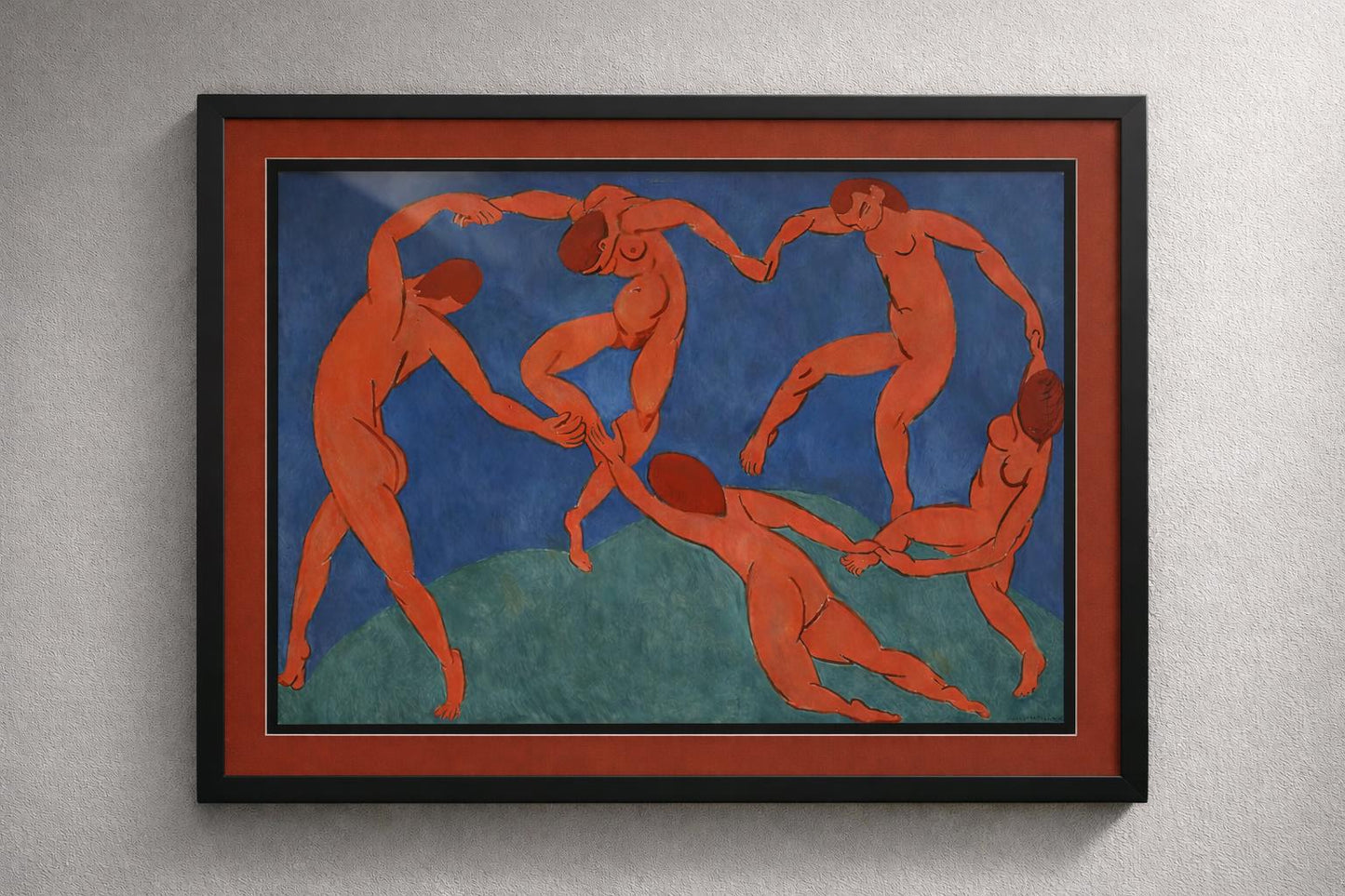 Matisse Dance Framed Print – Henri Matisse La Danse Wall Art – Fauvism Modern Art – Colorful Museum Poster – Large Living Room Decor