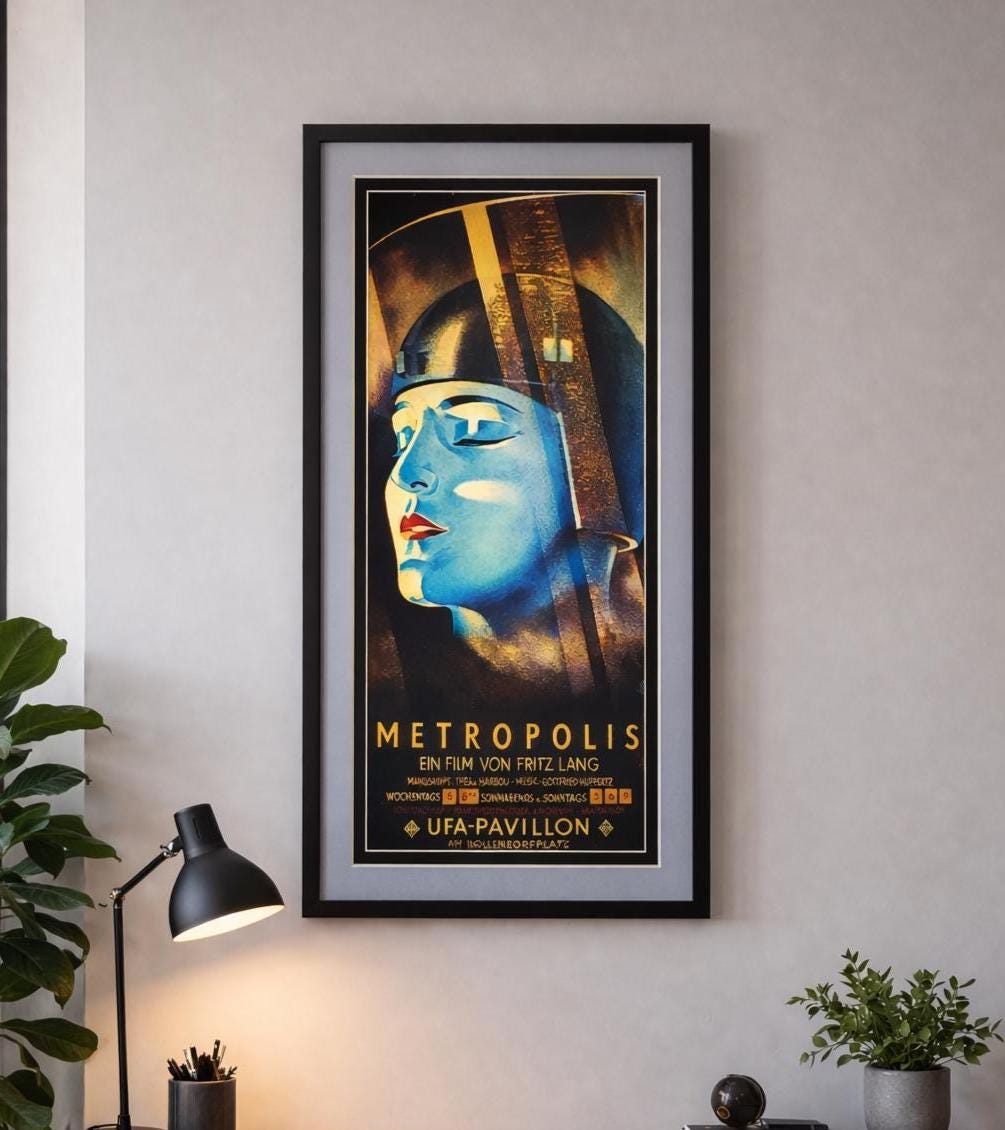 Metropolis Poster Print - Pick Your Mat Color & Size