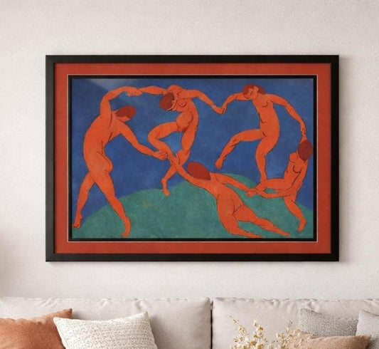 Matisse Dance Framed Print – Henri Matisse La Danse Wall Art – Fauvism Modern Art – Colorful Museum Poster – Large Living Room Decor
