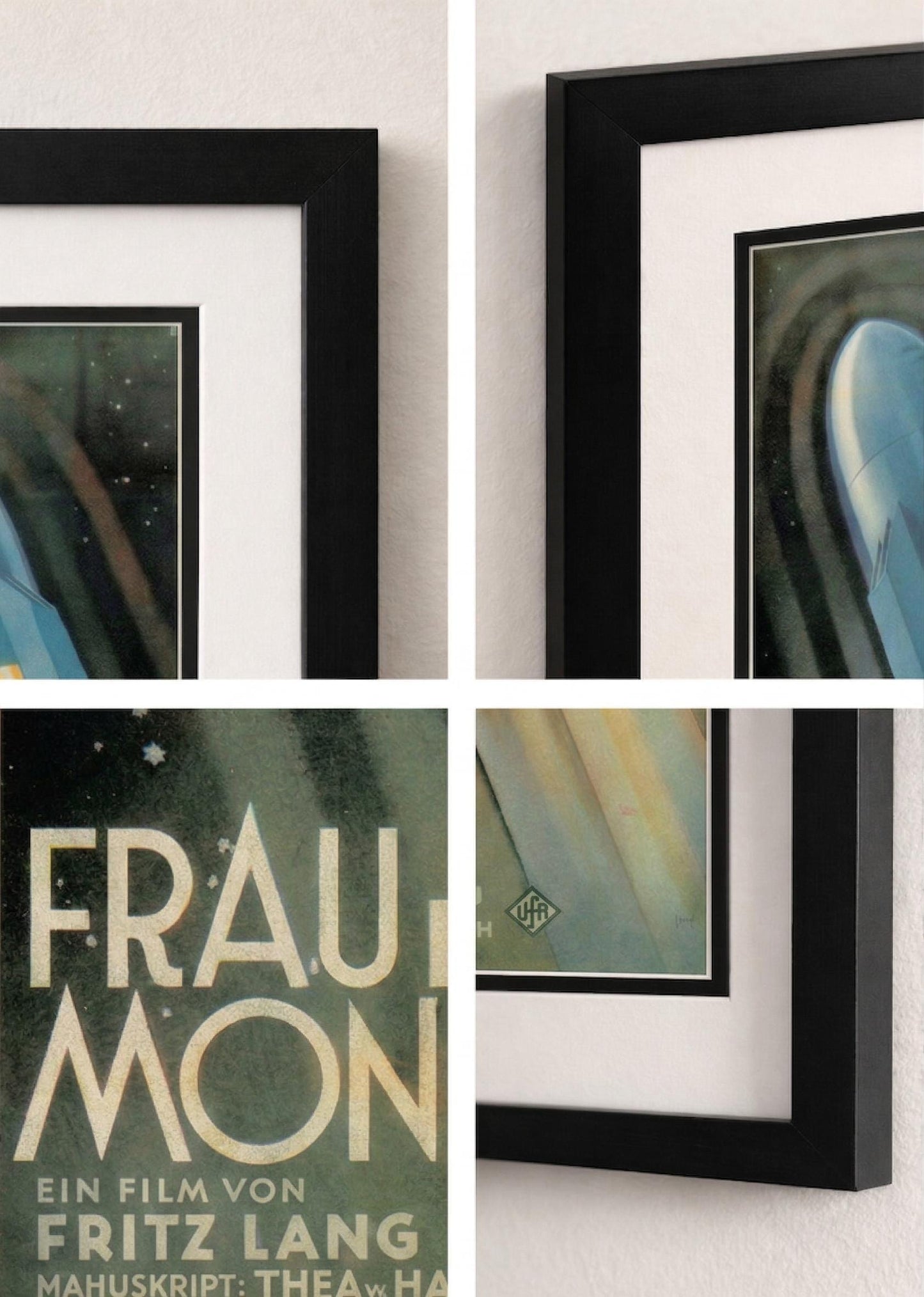 Frau im Mond Poster - Woman in the Moon Fritz Lang 1929 Movie Print - Vintage Sci-Fi Wall Art German Expressionism Film Ready-to-Hang