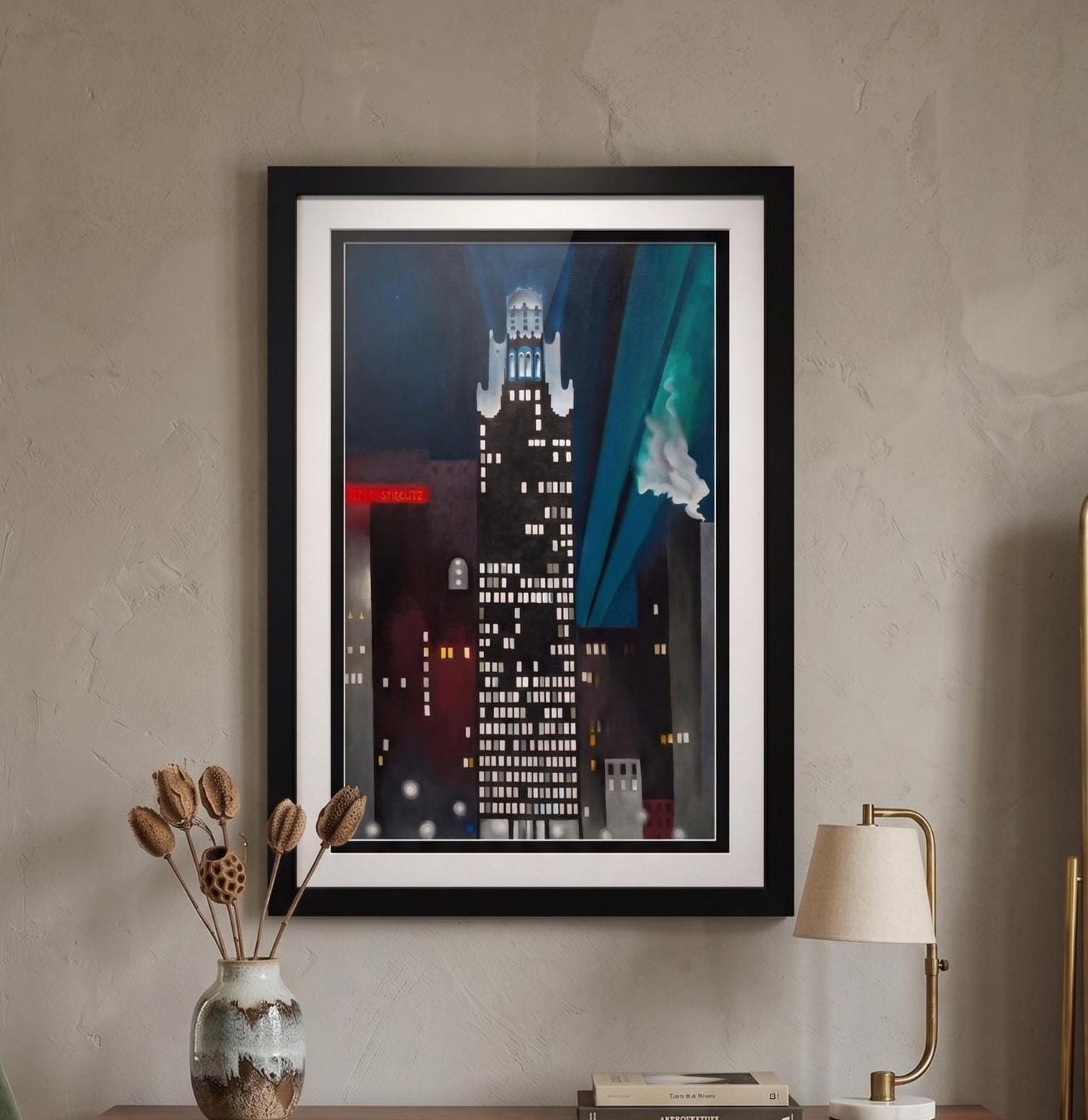 Radiator Building by Georgia O'Keeffe Framed Print