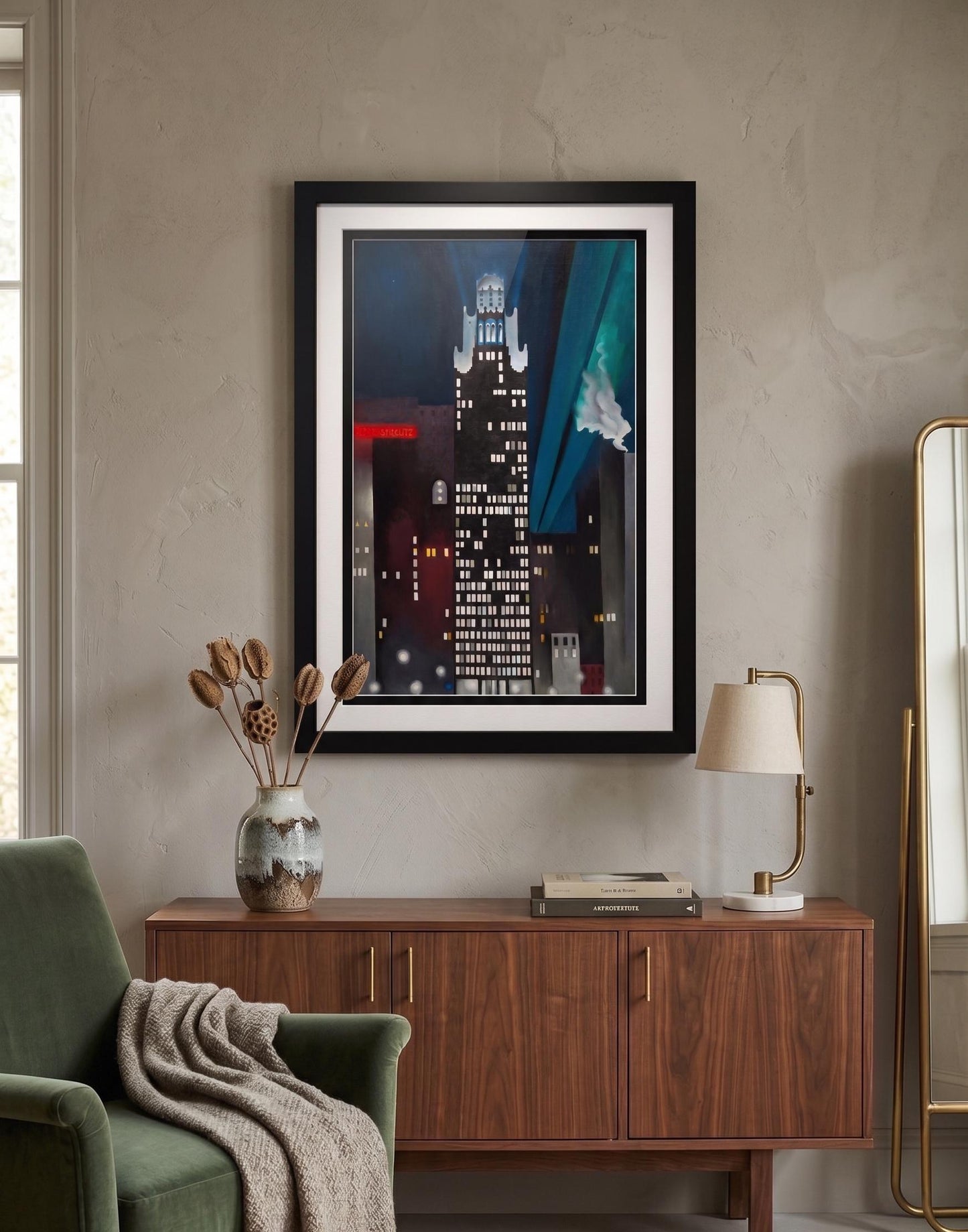 Radiator Building by Georgia O'Keeffe Framed Print