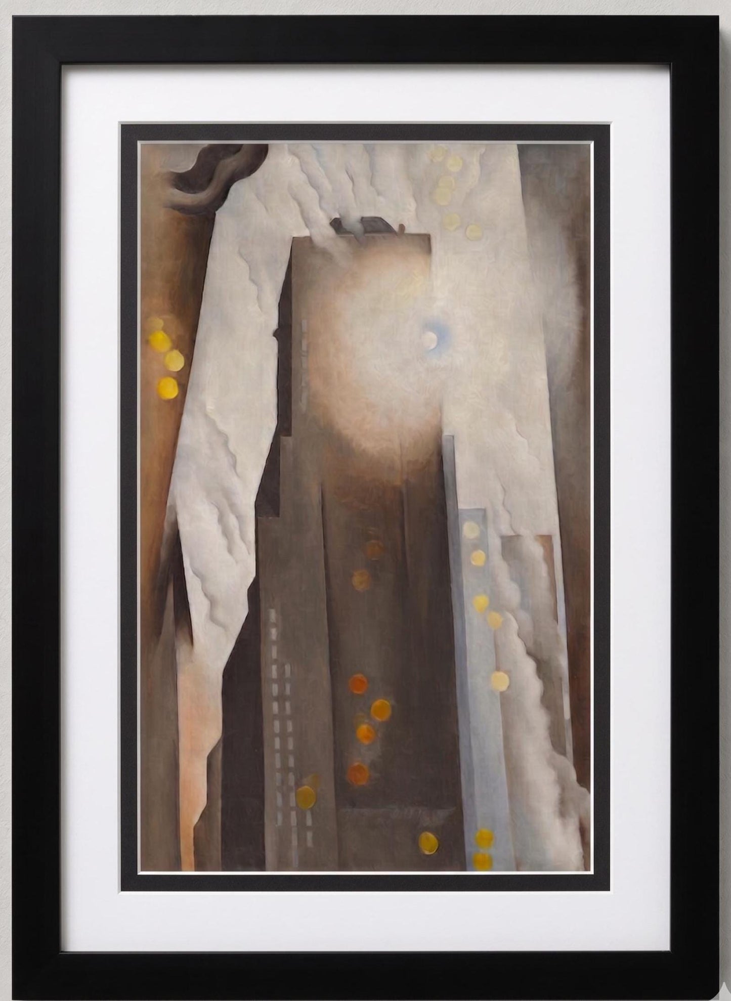 Georgia O'Keeffe The Shelton with Sunspots Print, Modernist New York Cityscape