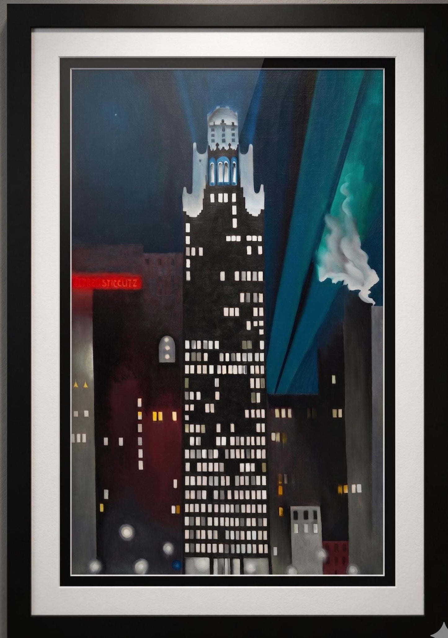 Radiator Building by Georgia O'Keeffe Framed Print