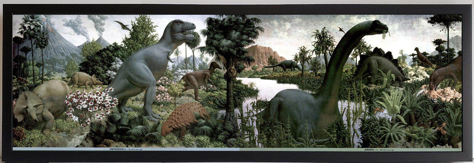Age of Reptiles and Age of Mammals Murals By Zallinger