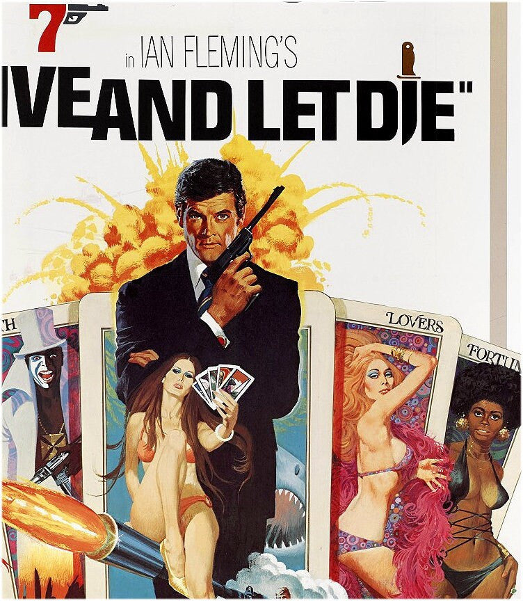 James Bond Poster Live and Let Die 1973
