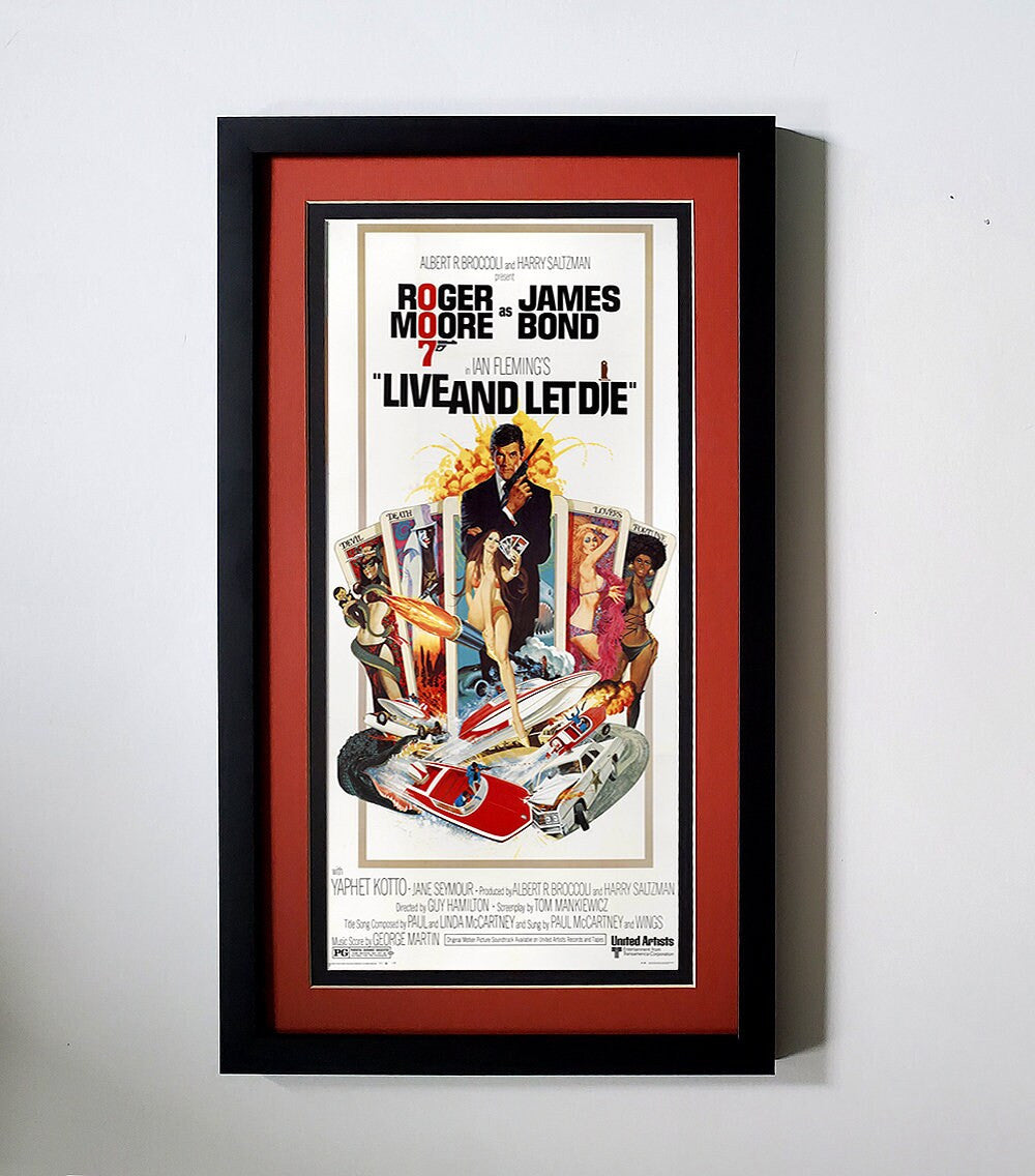 James Bond Poster Live and Let Die 1973