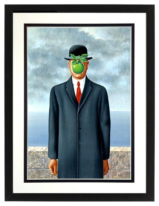 Son of Man by Magritte Framed Art Print | René Magritte Framed Print